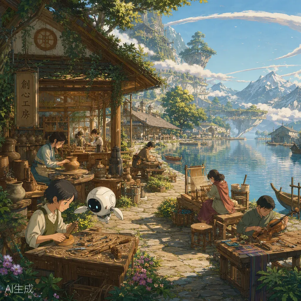 工坊区清晨