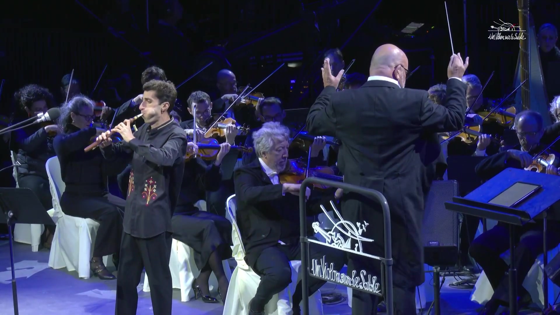 Un Violon sur le Sable performance still